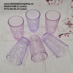 bộ 3 ly thủy tinh màu cao cấp - bộ 3 ly thủy tinh màu