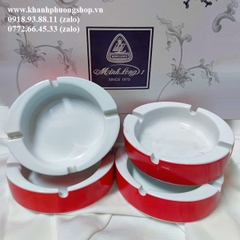 gạt tàn thuốc sứ Minh Long - gạt tàn thuốc oval