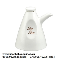 bình đựng nước chấm sứ Minh Long - bình đựng nước chấm sứ