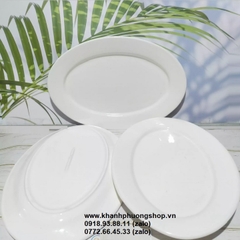 dĩa hột xoài sứ trắng - dĩa hột xoài