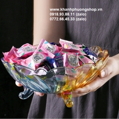 khay thủy tinh đựng topping trà sữa - khay thủy tinh