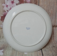 dĩa sứ Nhật hình cá màu xanh biển 26cm - dĩa sứ hình cá gốm sứ nhật cao cấp