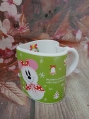 Ly sứ hình trái tim 360ml - ly sứ mẫu Giáng Sinh, Noel