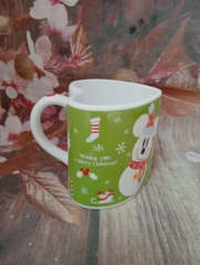 Ly sứ hình trái tim 360ml - ly sứ mẫu Giáng Sinh, Noel