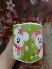 Ly sứ hình trái tim 360ml - ly sứ mẫu Giáng Sinh, Noel