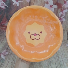 Dĩa sứ lòng sâu hoạt hình sư tử 21cm - dĩa sứ lion siêu cute