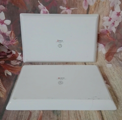 Dĩa sứ hình chữ nhật 18x30cm nấu được trên bếp ga, bếp hồng ngoại