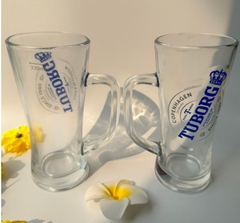 Bộ 6 ly bia thủy tinh 330ml  - ly uống bia thủy tinh