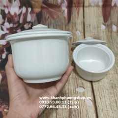 Thố sứ Minh Long có nắp 330ml - thố sứ minh long 330ml