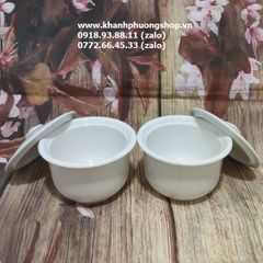 Thố sứ Minh Long có nắp 330ml - thố sứ minh long 330ml