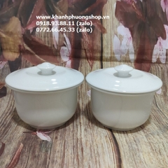 Thố sứ Minh Long có nắp 330ml - thố sứ minh long 330ml