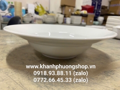 Dĩa vành sâu 27cm sứ Minh Long - dĩa súp sâu 27cm sứ minh long