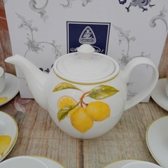 bộ ấm trà Quả Chanh sứ Minh Long - bộ bình tách trà quả chanh sứ Minh Long