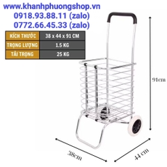 Xe kéo đi chợ đa năng - xe kéo đi siêu thị xếp gọn