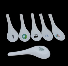 Muỗng sứ trắng Minh Long (in logo quà tặng các nhãn hàng)