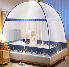 Mùng chụp xếp gọn không đáy - mùng chụp tự bung