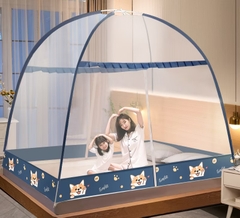 Mùng chụp xếp gọn không đáy - mùng chụp tự bung