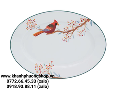 Dĩa hột xoài Quả Đầu Mùa sứ Minh Long - dĩa xoài quả đầu mùa gốm sứ minh long
