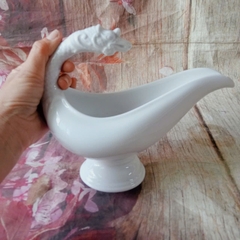 Gàu rót sốt Hoàng Cung gốm sứ Minh Long - gàu rót sốt sứ trắng Minh Long