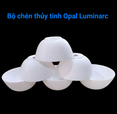 Bộ chén thủy tinh opal cao cấp Luminarc - chén thủy tinh opal