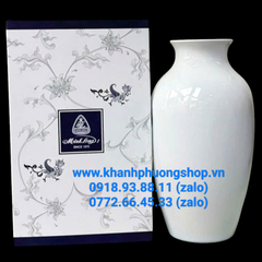 Bình hoa sứ Minh long 27cm hộp đẹp sang trọng in