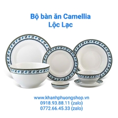 Bộ bàn ăn Lộc Lạc gốm sứ Minh Long - bộ chén tô dĩa lộc lạc sứ minh long