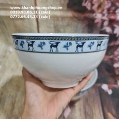 Bộ bàn ăn Lộc Lạc gốm sứ Minh Long - bộ chén tô dĩa lộc lạc sứ minh long