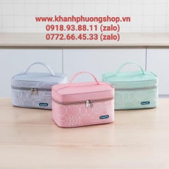 Bộ 3 hộp thủy tinh chữ nhật inochi kèm túi giữ nhiệt cao cấp