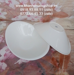 Tô thỏi vàng gốm sứ Minh Long 20cm - tô sứ minh long hình thỏi vàng