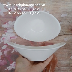 Tô thỏi vàng gốm sứ Minh Long 20cm - tô sứ minh long hình thỏi vàng
