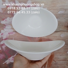 Tô thỏi vàng gốm sứ Minh Long 20cm - tô sứ minh long hình thỏi vàng