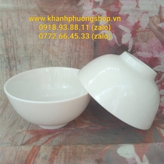 Tô sứ trắng Minh Long 13,15cm - tô sứ trắng minh long