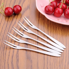 Nĩa nhỏ ăn trái cây hộp 10 cái - nĩa inox nhỏ ăn trái cây