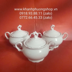 hũ đựng đường sứ Minh Long - hũ đựng gia vị sứ minh long