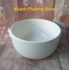 Thố sứ Minh Long không nắp 15,18,22cm - thố đựng cơm, thố canh gốm sứ minh long