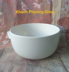 Thố sứ Minh Long không nắp 15,18,22cm - thố đựng cơm, thố canh gốm sứ minh long