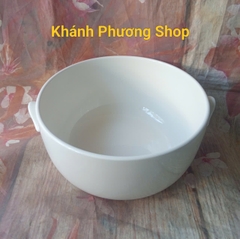 Thố sứ Minh Long không nắp 15,18,22cm - thố đựng cơm, thố canh gốm sứ minh long