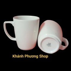 Ca sứ 0.36L Vuông Lys Trắng Ngà sứ Minh Long