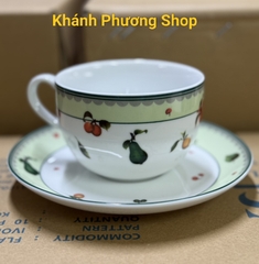 Bộ tách sứ uống trà, cà phê Quả Ngọt gốm sứ Minh Long 250ml