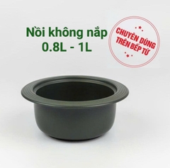 Nồi sứ Minh Long xài bếp từ dung tích 1L - nồi sứ minh long bếp từ