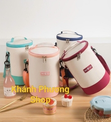 Túi giữ nhiệt cao cấp đựng hộp cơm - túi giữ nhiệt loại dày cao cấp