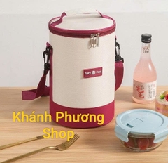 Túi giữ nhiệt cao cấp đựng hộp cơm - túi giữ nhiệt loại dày cao cấp