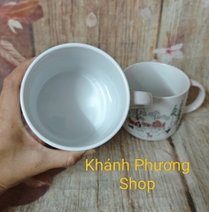Ca sứ vẽ cảnh cao cấp 500ml - ca sứ cao cấp 0.5L