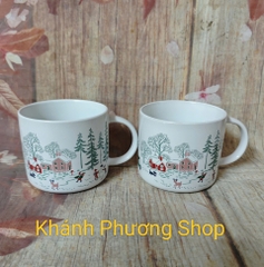 Ca sứ vẽ cảnh cao cấp 500ml - ca sứ cao cấp 0.5L