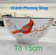 Tô cao 15cm quả đầu mùa gốm sứ Minh Long