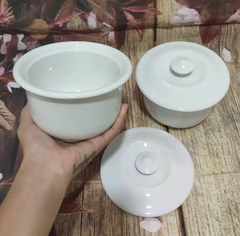 Thố cá nhân có nắp 0.88L gốm sứ Minh Long - thố sứ có nắp minh long