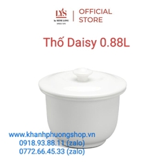 Thố cá nhân có nắp 0.88L gốm sứ Minh Long - thố sứ có nắp minh long