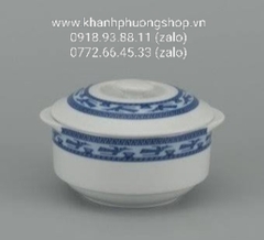 Thố chưng yến Chim Lạc sứ Minh Long - thố cá nhân 9.7cm Chim Lạc