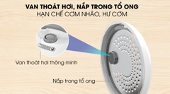Nồi cơm điện Sunhouse 1.8L nắp bật