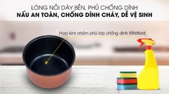 Nồi cơm điện Sunhouse 1.8L nắp bật